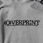 Over Print - OVERPRINT Zip Hoodie - Ash Gray