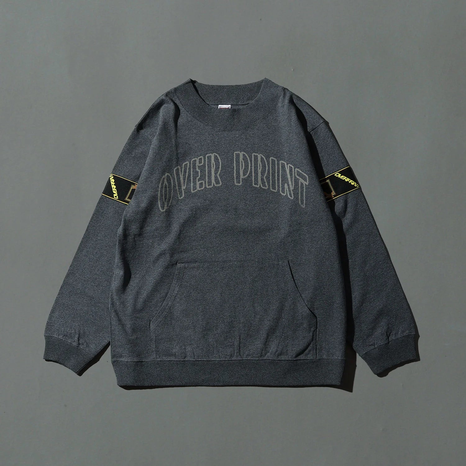 Over Print - College sweat like LS Tee - 3 colors