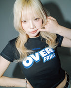 Over Print - Ledies Mini Tee  - 2 Colors