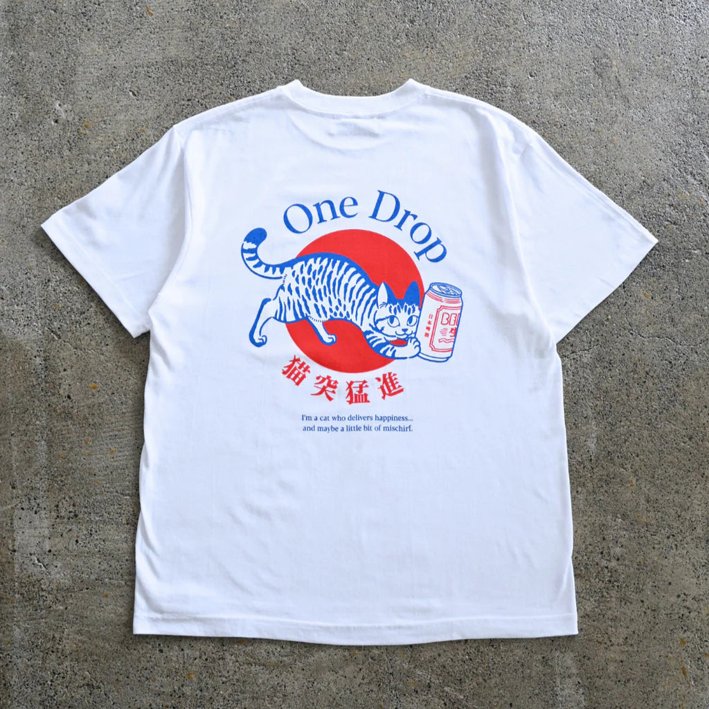 One Drop - Tomowaka Cat Rush T-shirt - 2 Colors