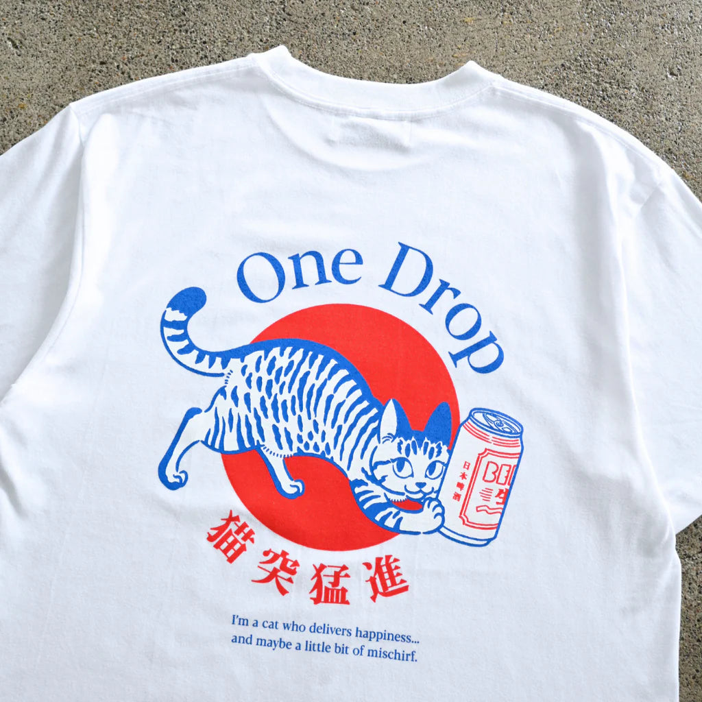 One Drop - Tomowaka Cat Rush T-shirt - 2 Colors