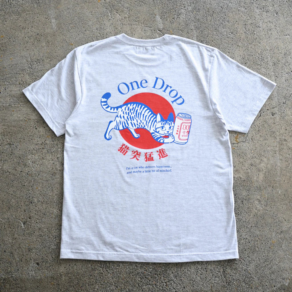 One Drop - Tomowaka Cat Rush T-shirt - 2 Colors