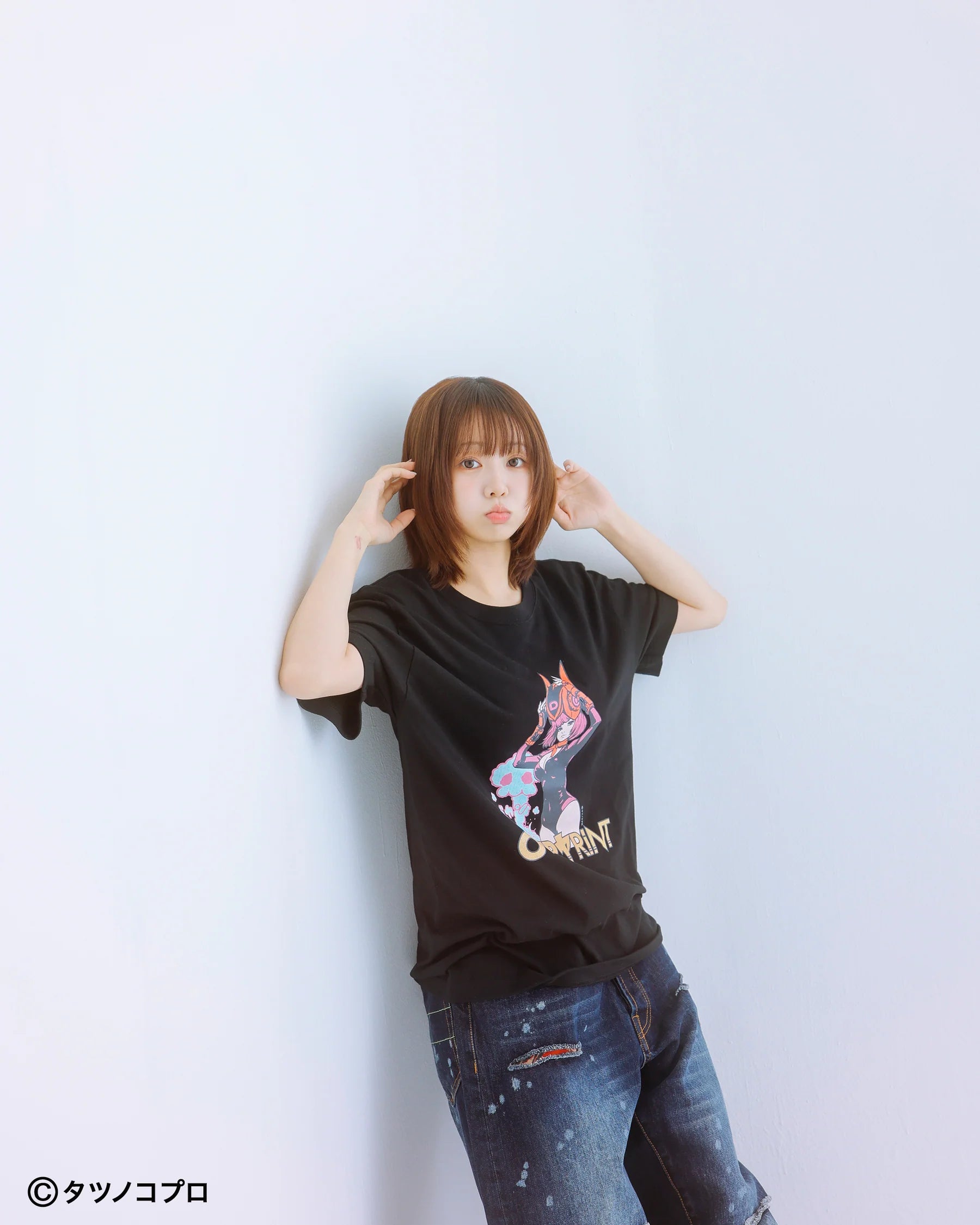 Over Print -Yatterman Tee_ドロンジョ - 2 Colors