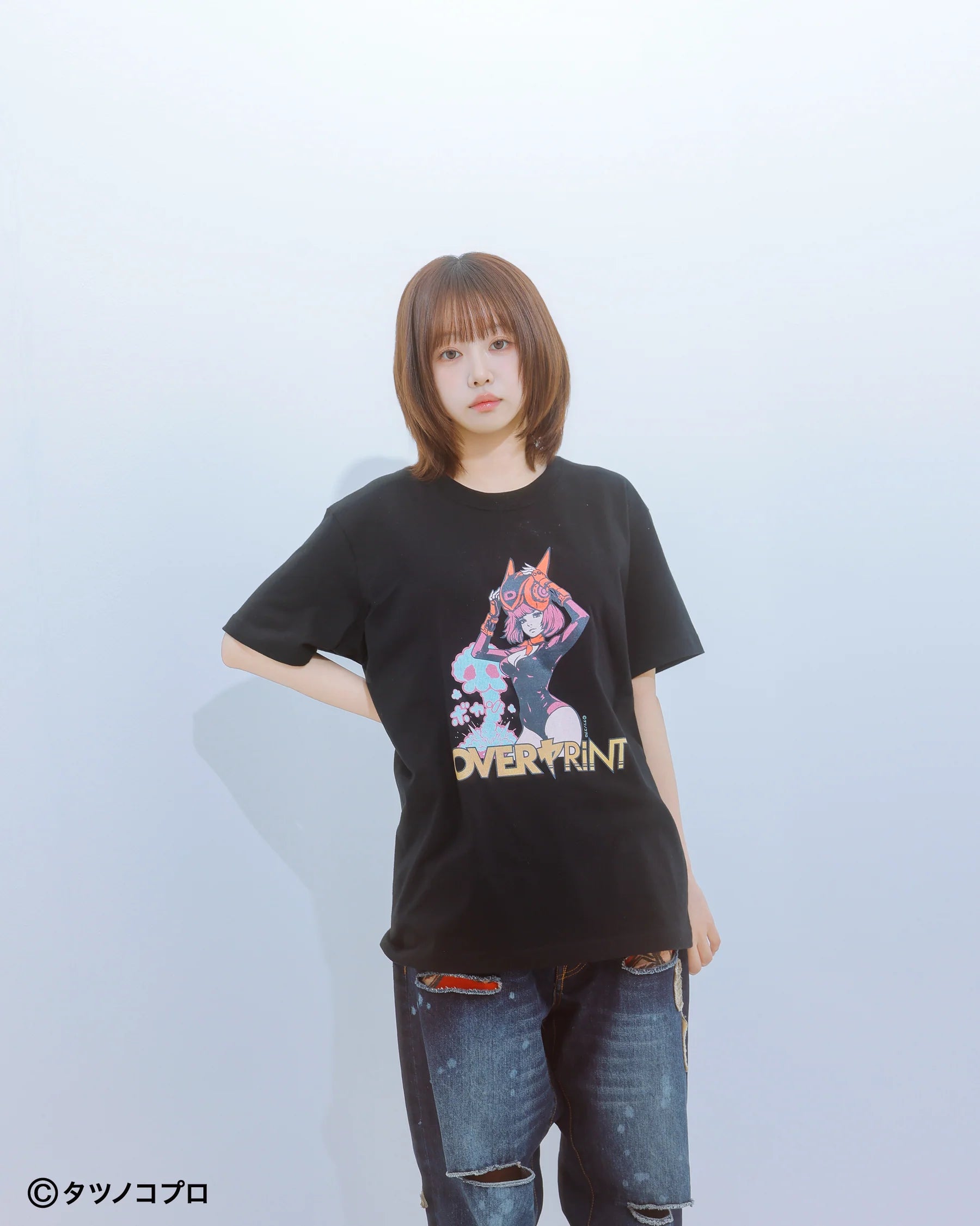 Over Print -Yatterman Tee_ドロンジョ - 2 Colors