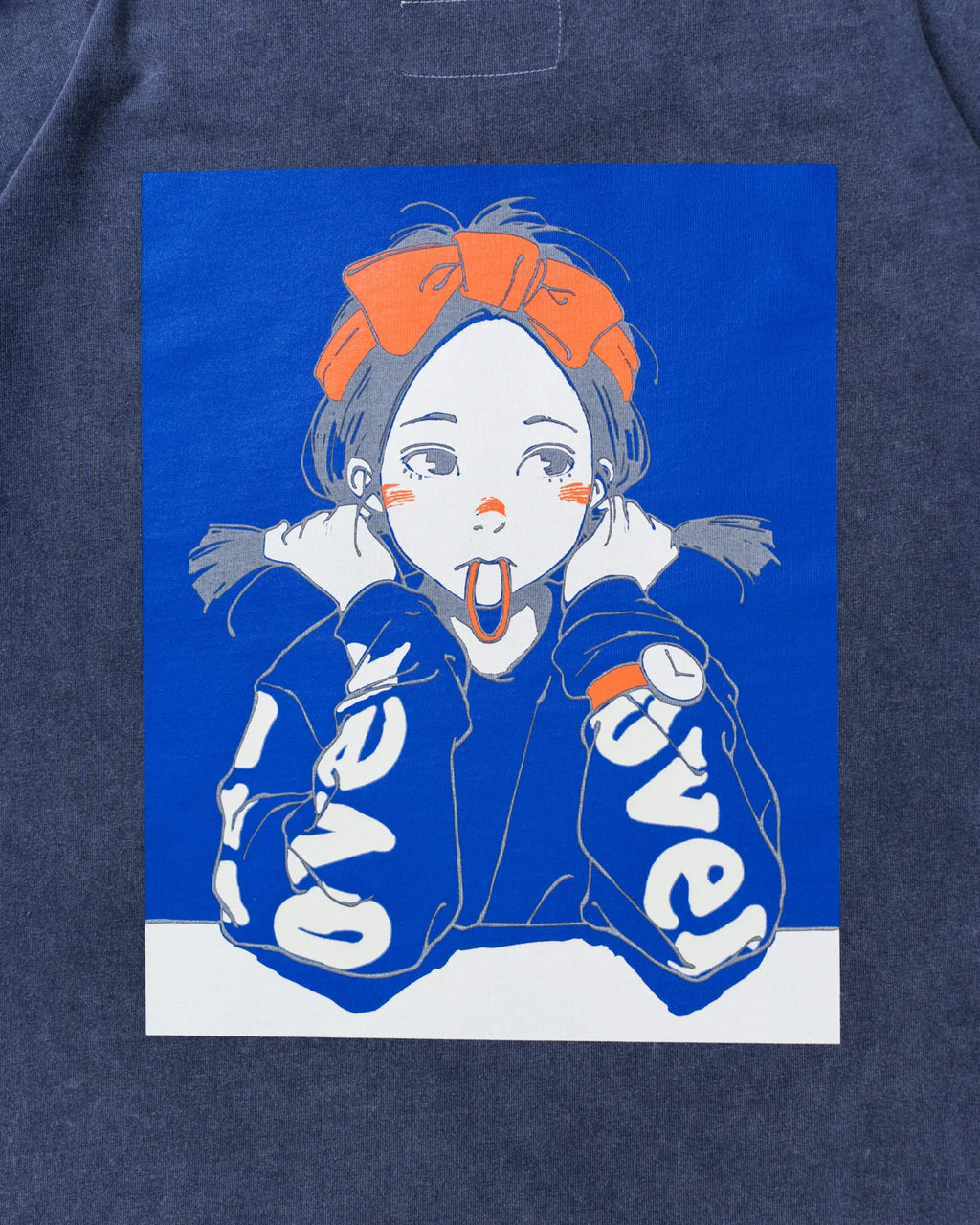 Over Print POP ART pigment Tee Ver1 GLOW IN THE DARK