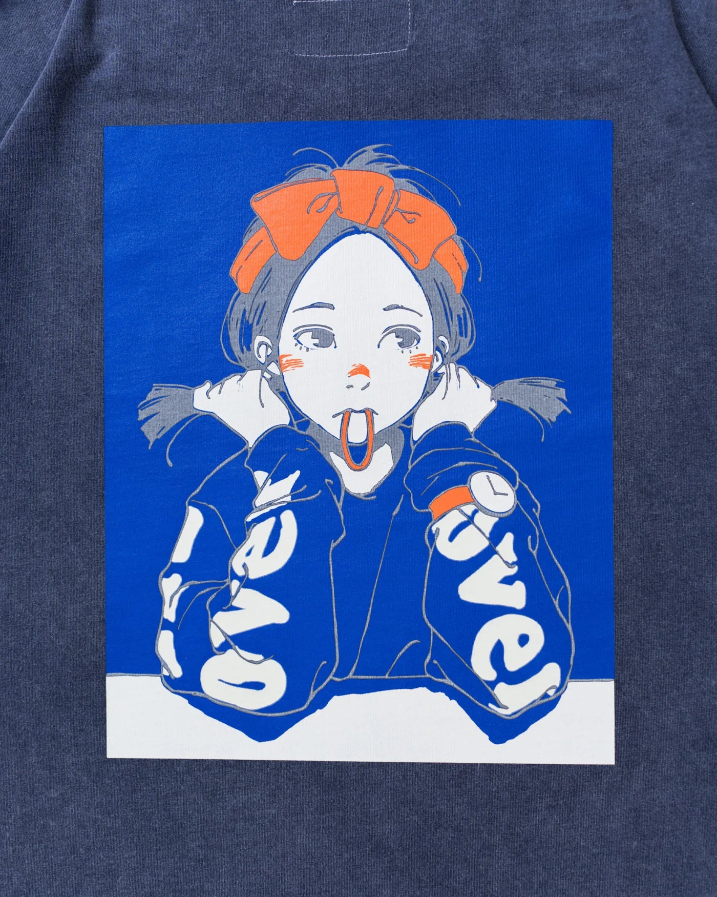 Over Print POP ART pigment Tee Ver1 GLOW IN THE DARK
