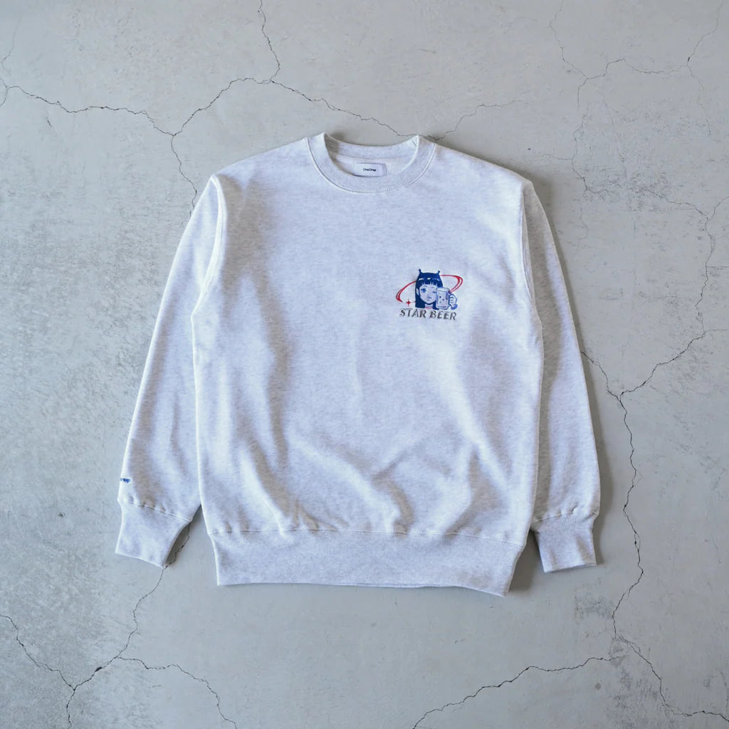 One Drop - onego STAR BEER Embroidered Sweatshirt- 2 Colors