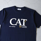 ともわか CAT IS GOD Tshirt