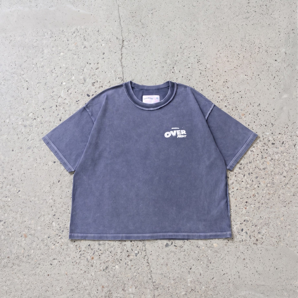 Over Print POP ART pigment Tee Ver1 GLOW IN THE DARK