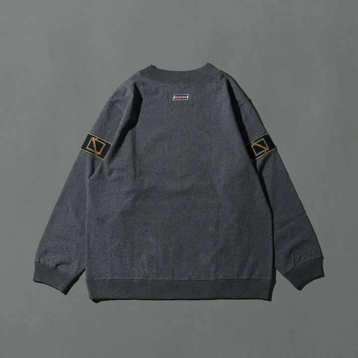 Over Print - College sweat like LS Tee - 3 colors