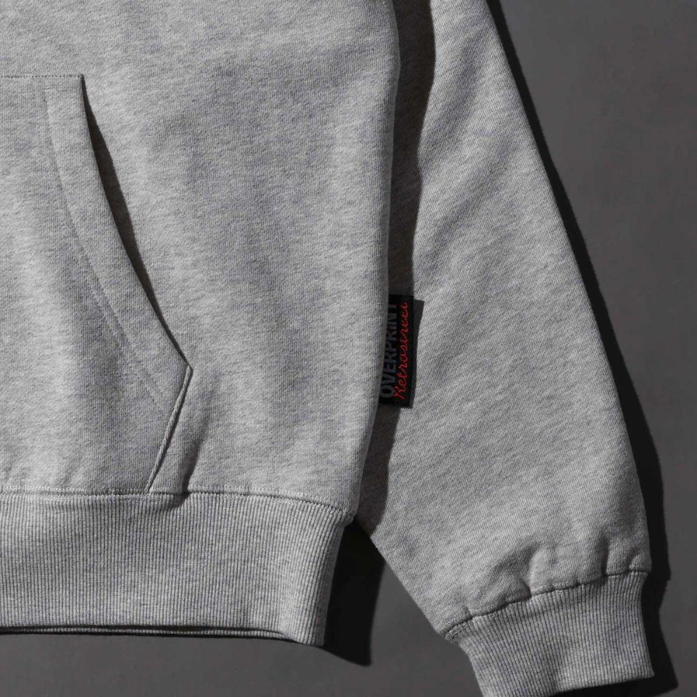 Over Print - OVERPRINT Zip Hoodie - Ash Gray