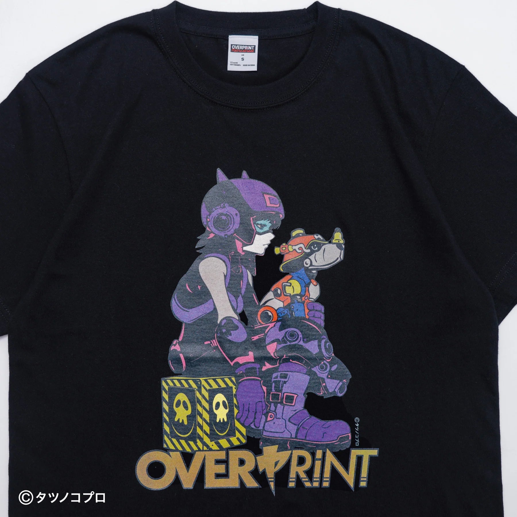 Over Print -Yatterman Tee_ヤッターワンとトンズラー - 2 Colors