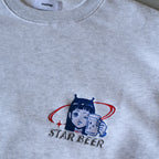 One Drop - onego STAR BEER Embroidered Sweatshirt- 2 Colors