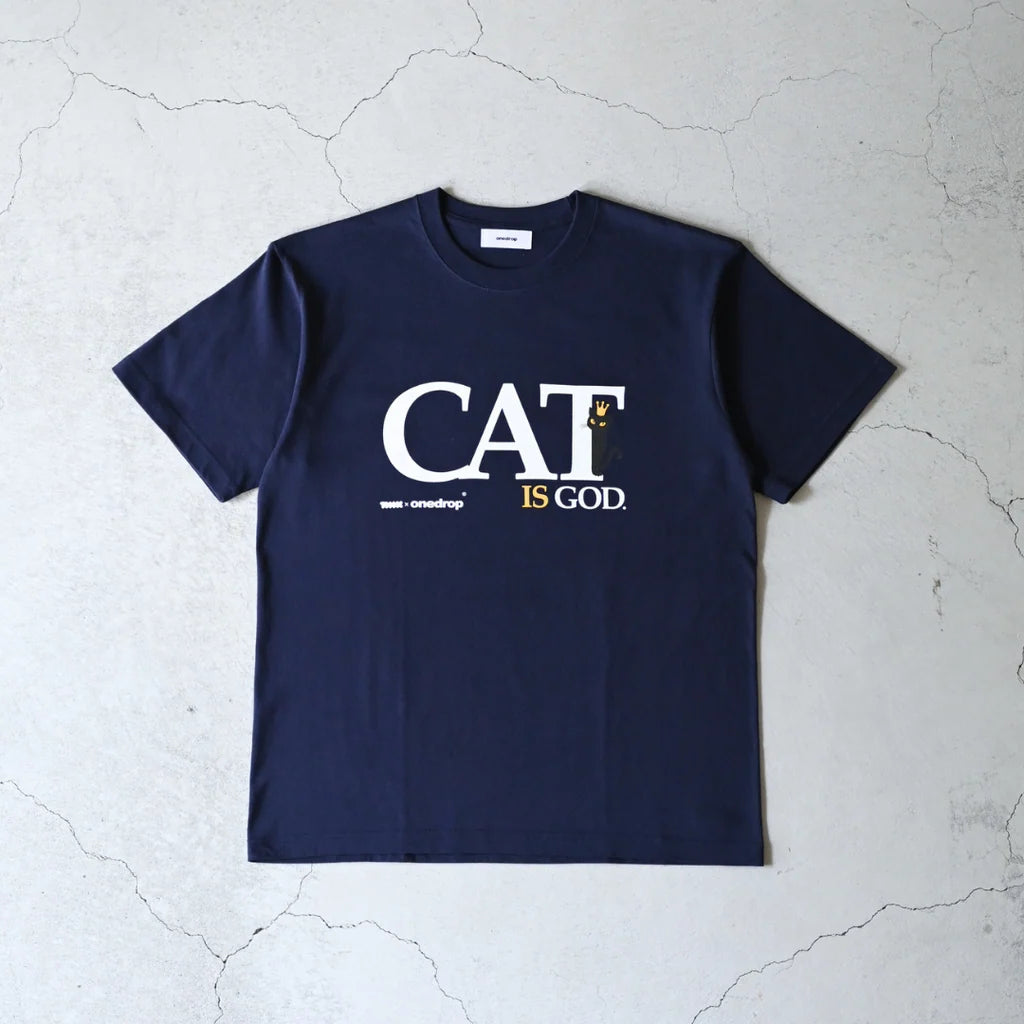 ともわか CAT IS GOD Tshirt