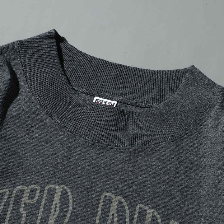Over Print - College sweat like LS Tee - 3 colors