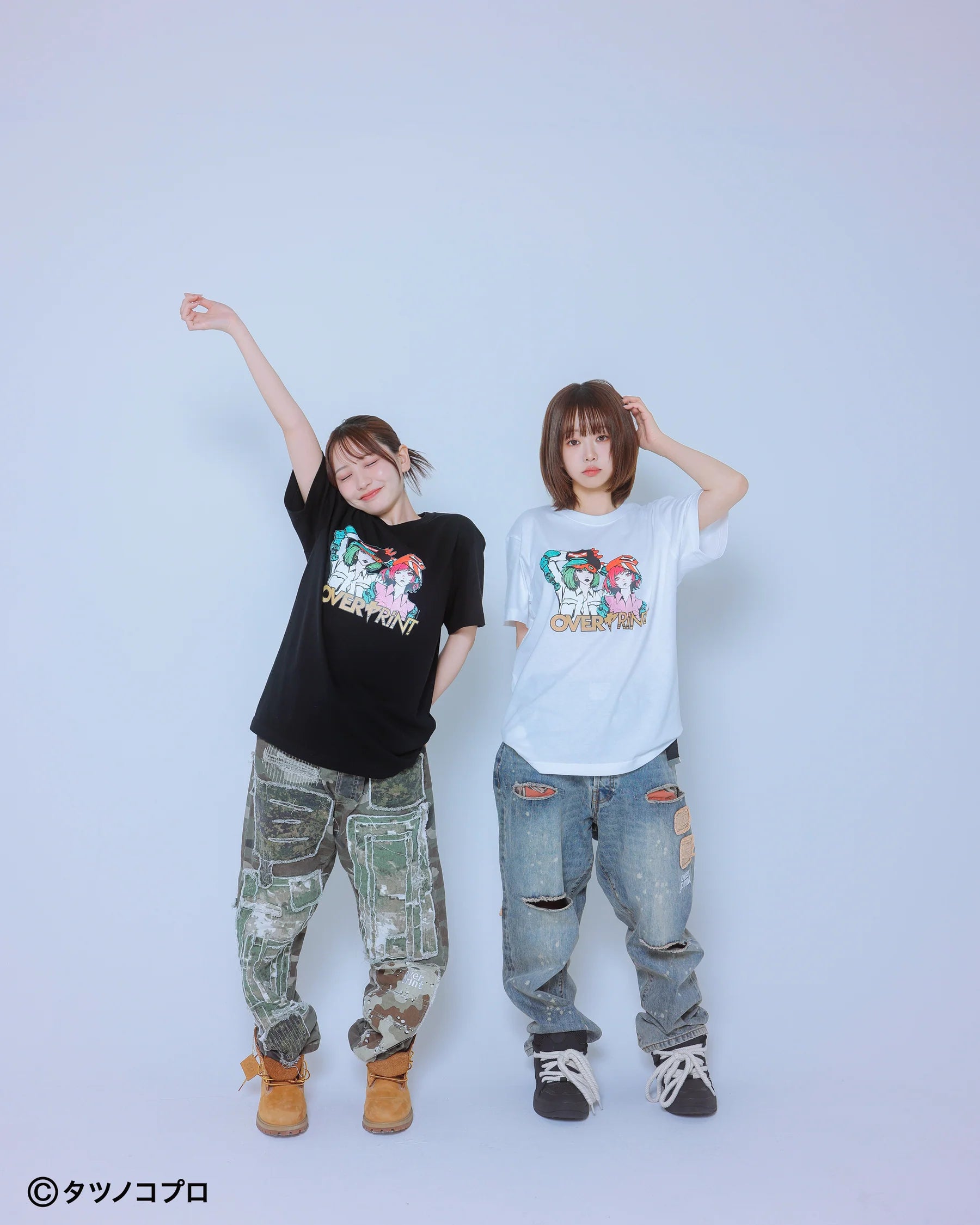 Over Print - Yatterman Tee_ヤッターマン1号2号 - 2 Colors
