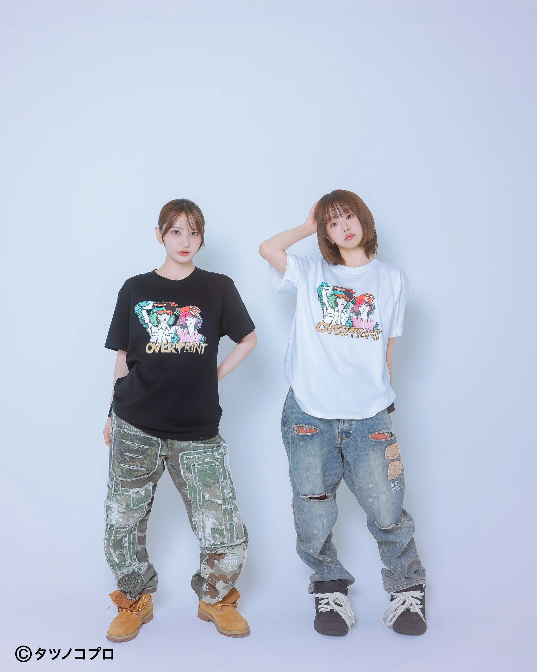 Over Print - Yatterman Tee_ヤッターマン1号2号 - 2 Colors