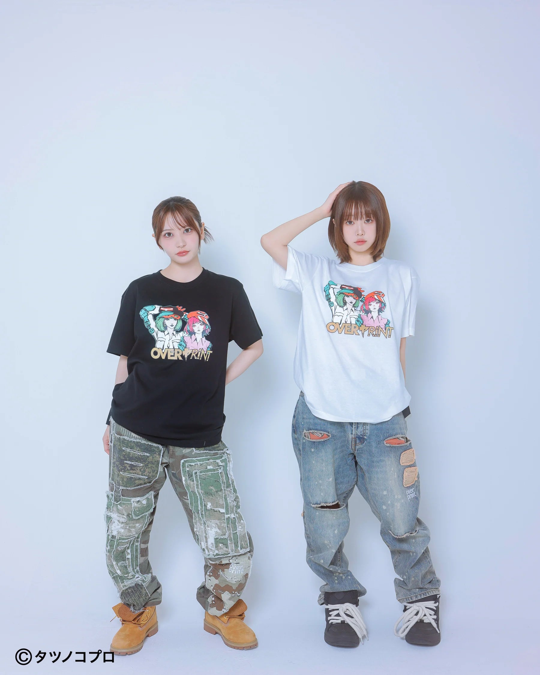 Over Print - Yatterman Tee_ヤッターマン1号2号 - 2 Colors