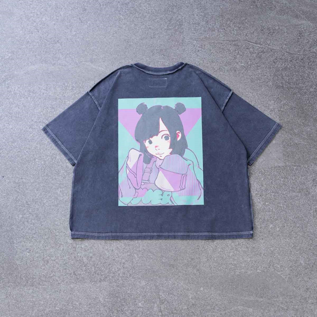 Over Print POP ART pigment Tee Ver15 GLOW IN THE DARK