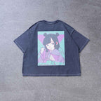Over Print POP ART pigment Tee Ver15 GLOW IN THE DARK
