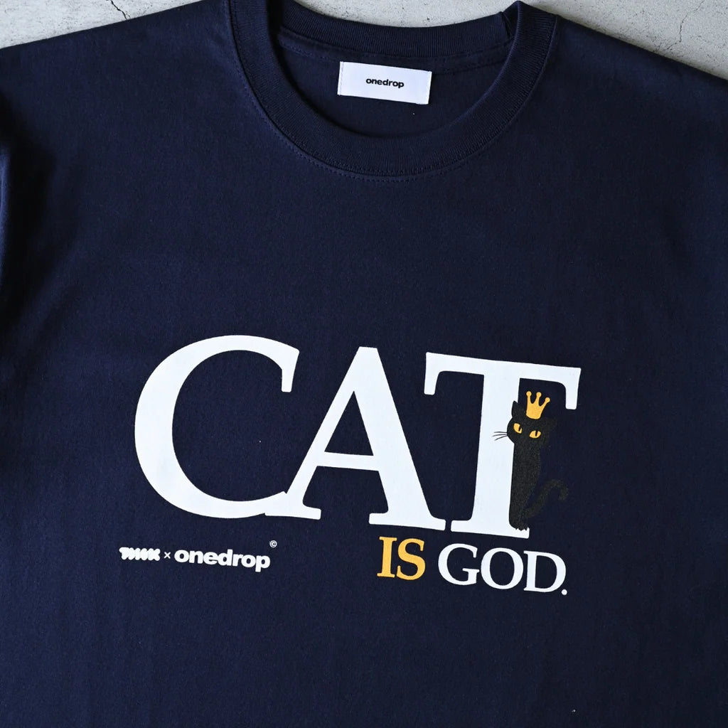 ともわか CAT IS GOD Tshirt