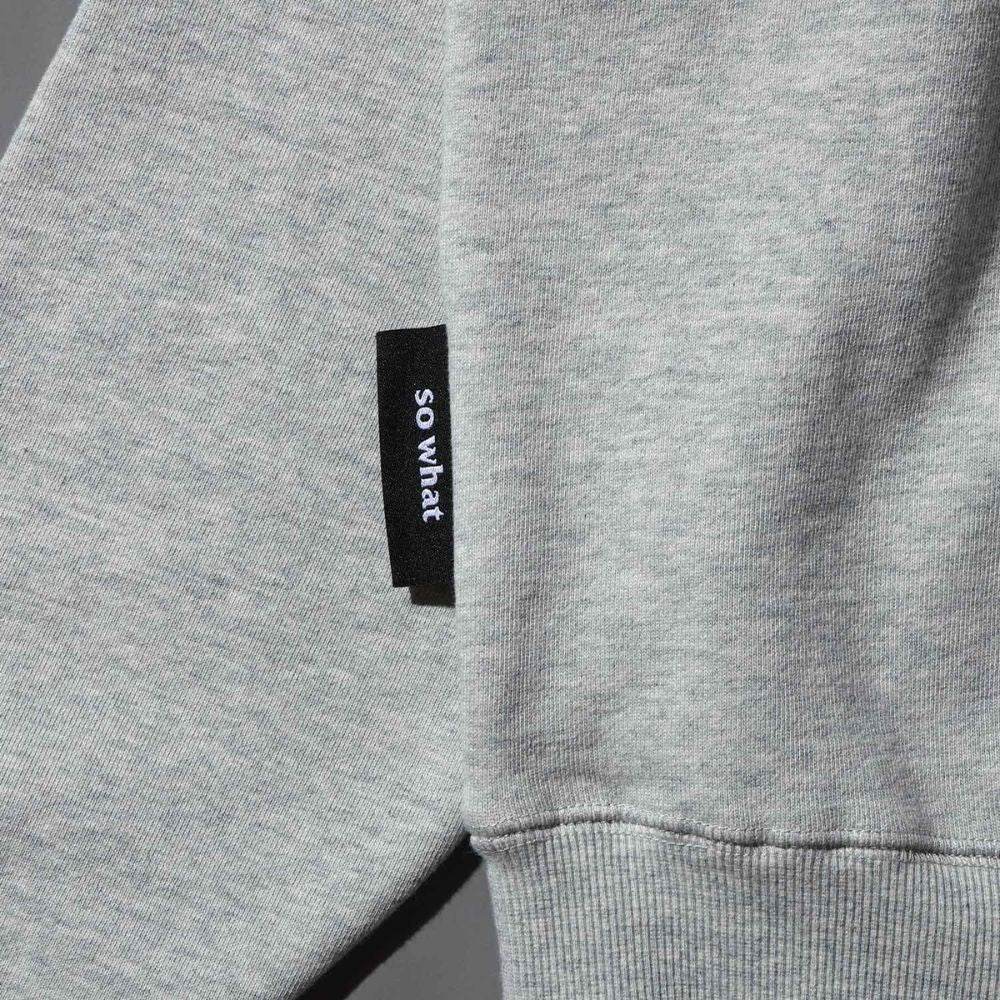 Over Print - MOON CHiLD Zip Hoodie - Ash