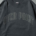 Over Print - College sweat like LS Tee - 3 colors