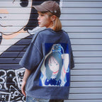 Over Print POP ART pigment Tee Ver14 GLOW IN THE DARK