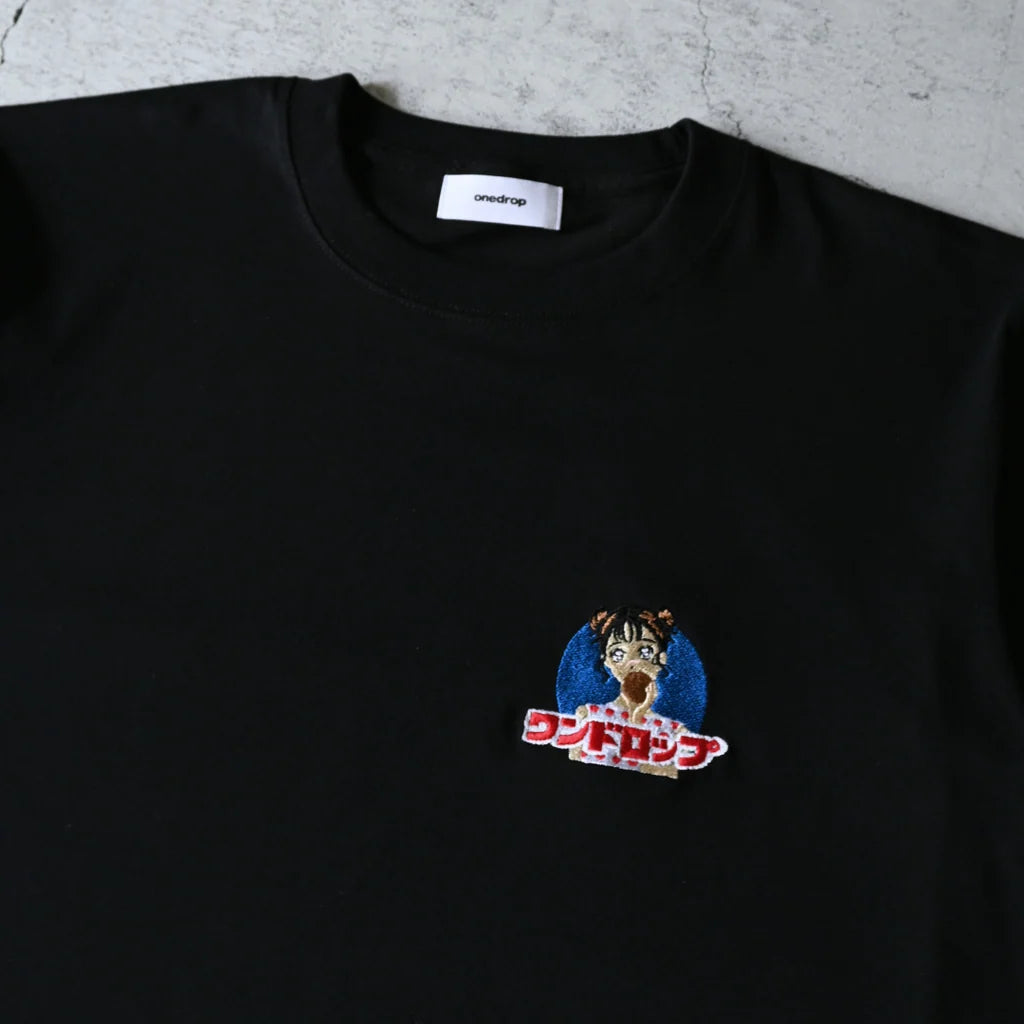 島田つか沙 ビスケット刺繍 Tshirt