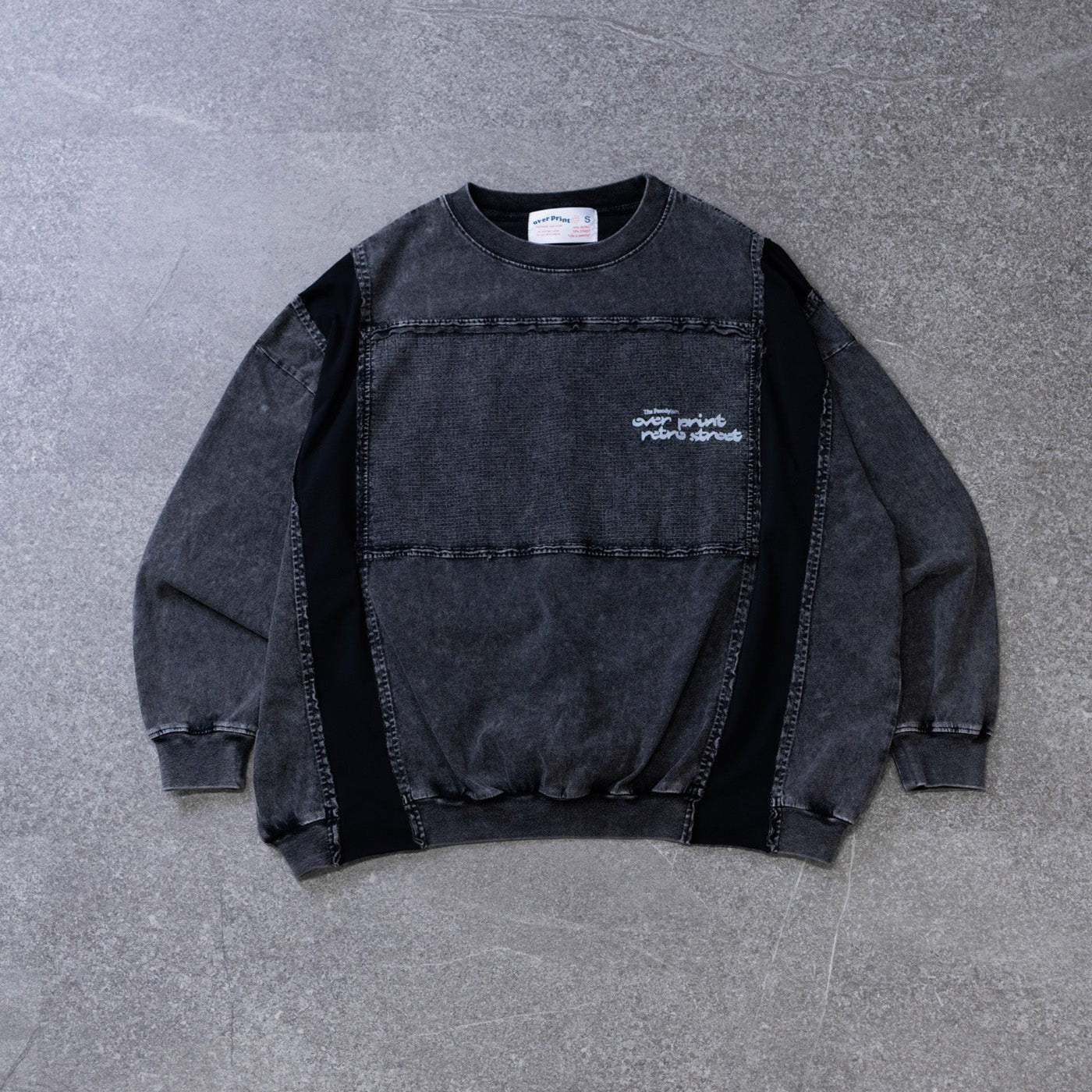 Over Print - pigment Rebirth LS Tee_yinhao_limited