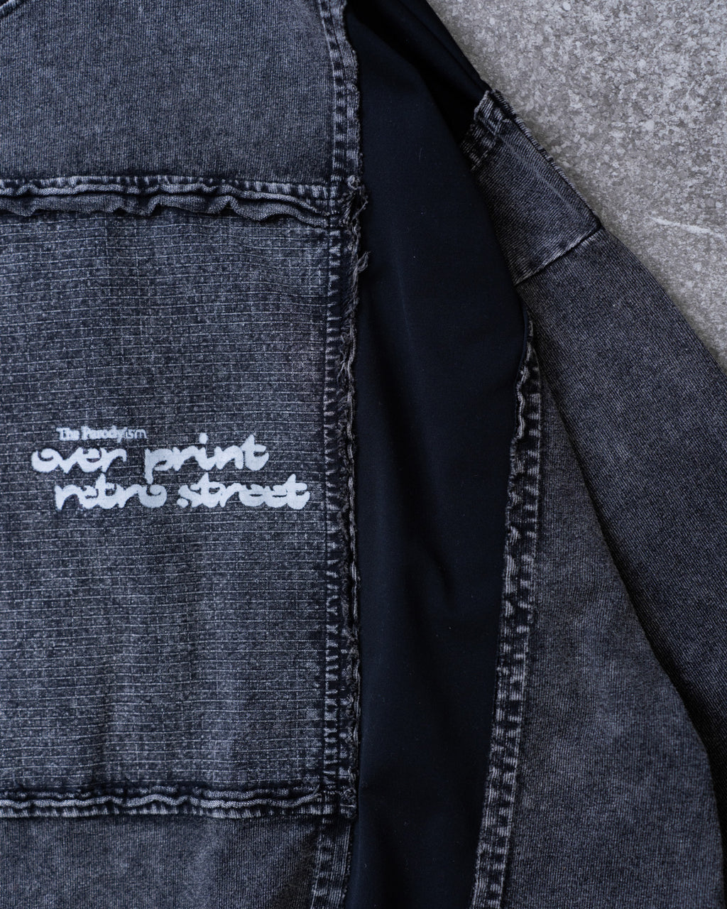 Over Print - pigment Rebirth LS Tee_yinhao_limited