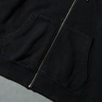 Over Print - EVERYDAY Zip Hoodie - Black