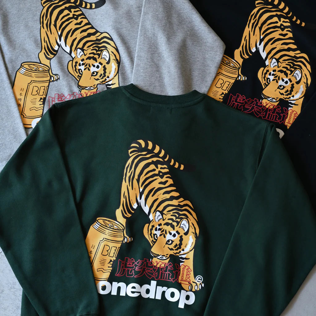 One Drop - Tomowaka "虎突猛進" Sweatshirt - 3 Colors