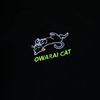 ともわか 笑猫刺繡 Tshirt