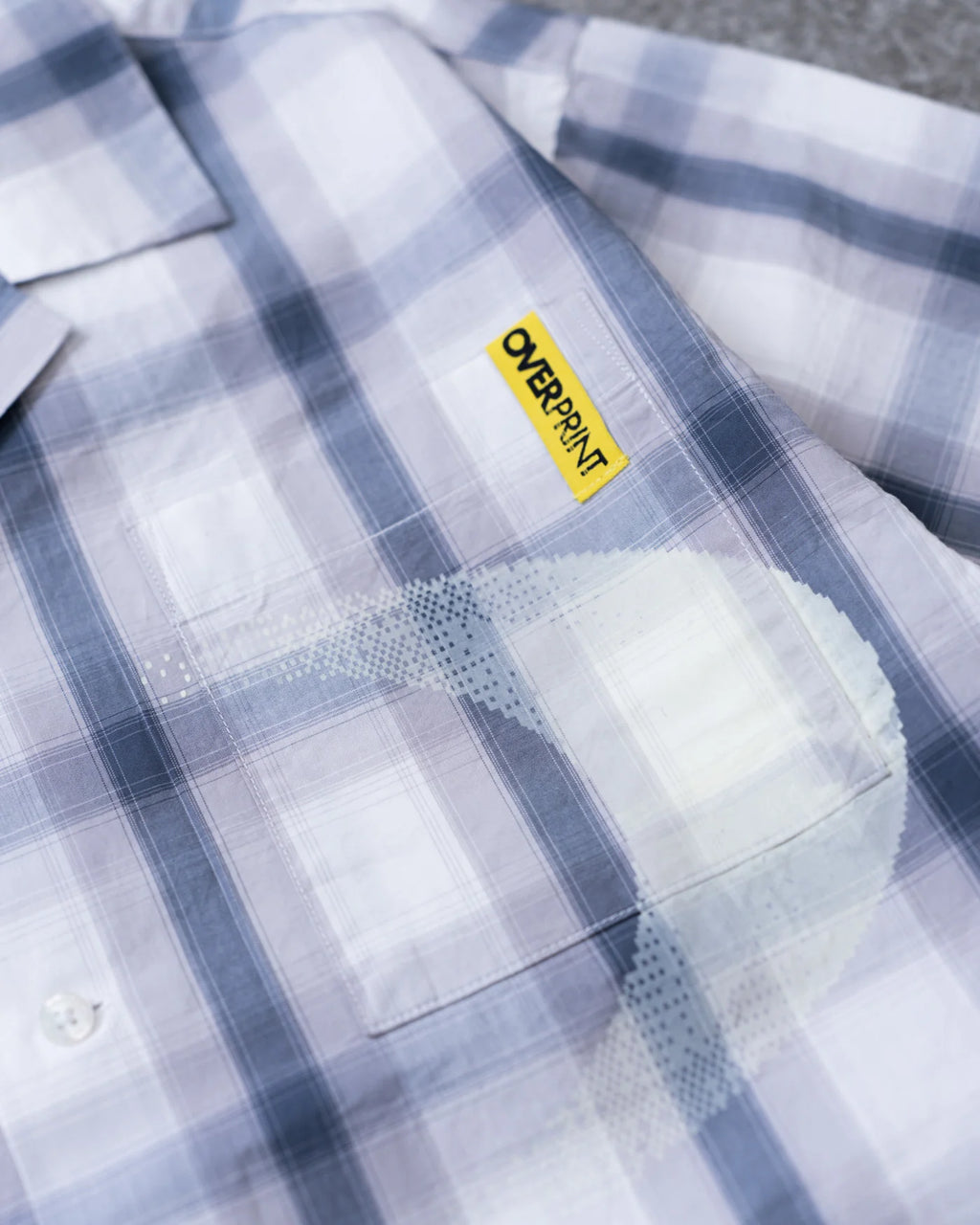 Over Print NEW MOON check shirts