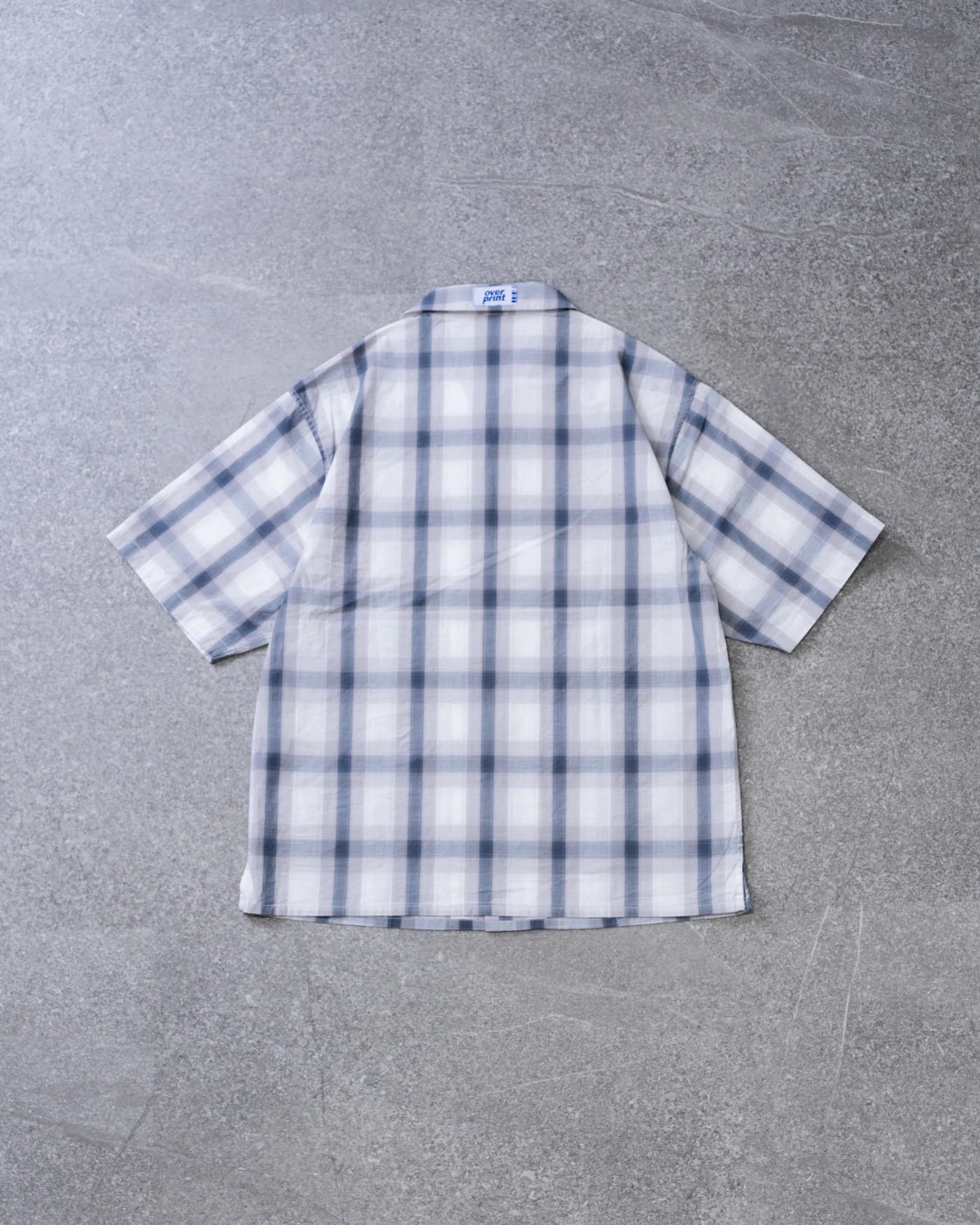 Over Print NEW MOON check shirts