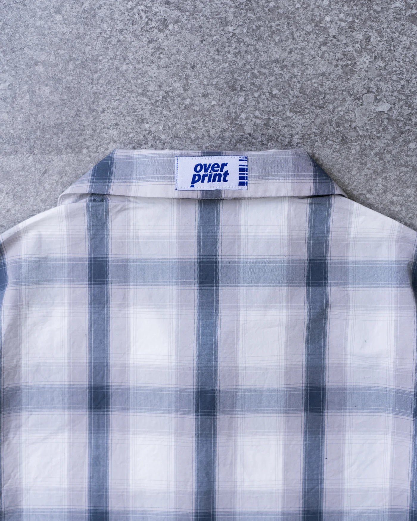 Over Print NEW MOON check shirts