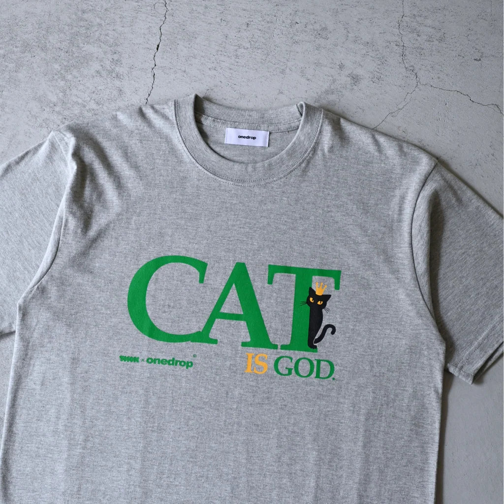 ともわか CAT IS GOD Tshirt