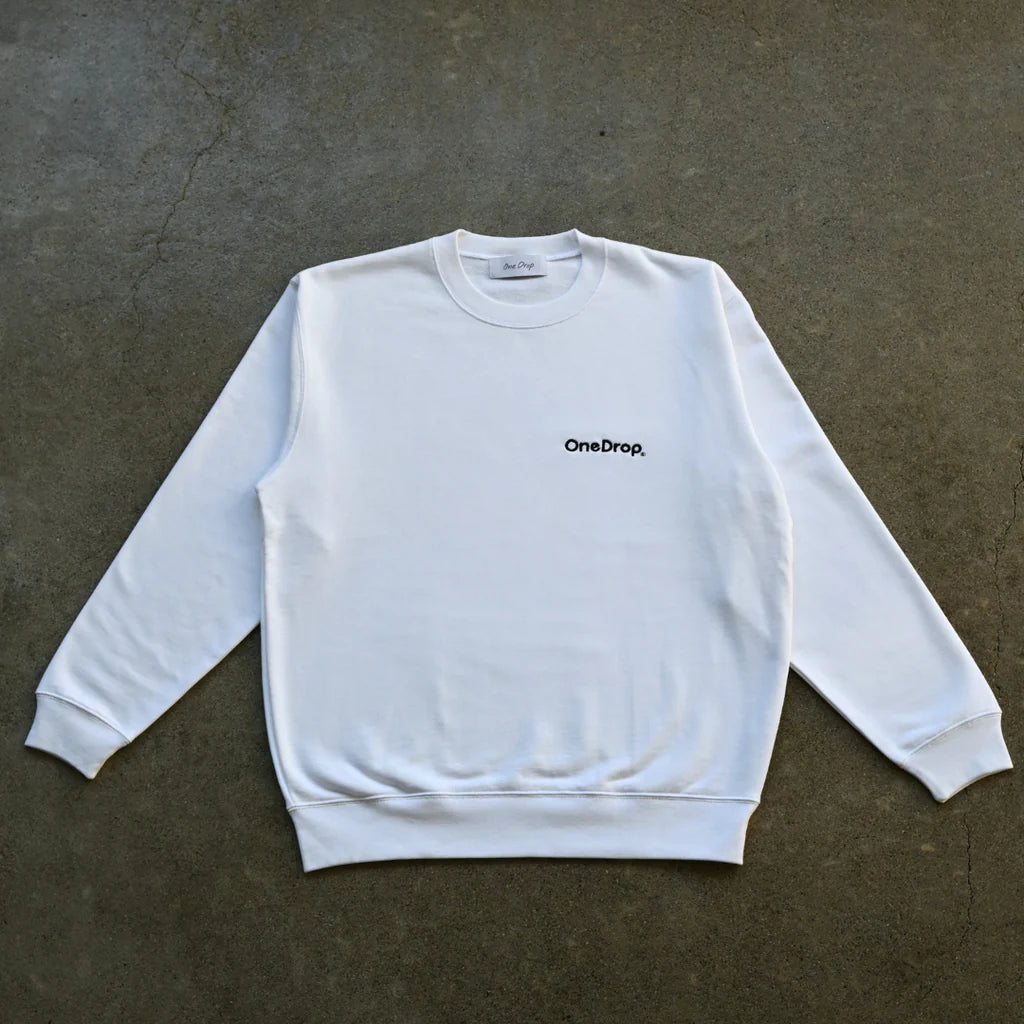 One Drop - Tsukasa Shimada "White Rice Club" Crewneck Sweatshirt - 2 Colors