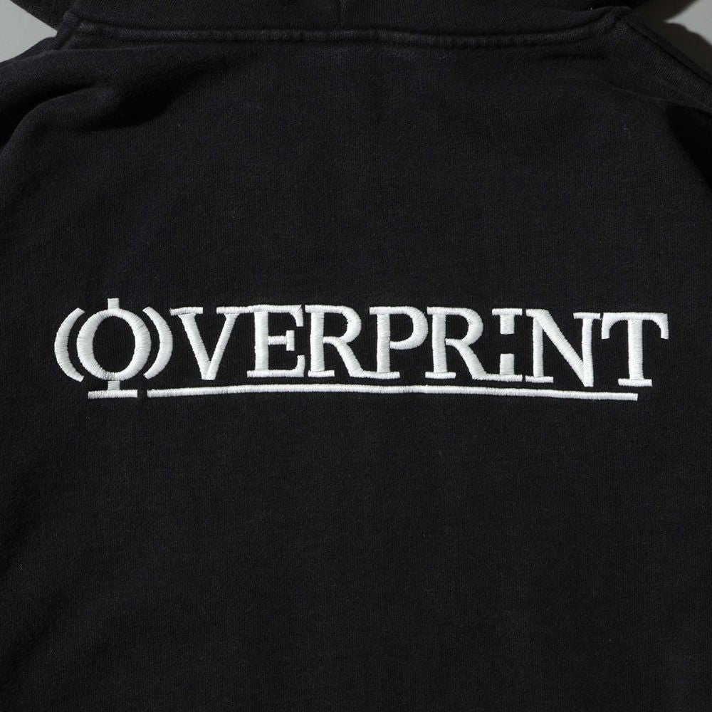 Over Print - OVERPRINT Zip Hoodie - Charcoal
