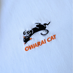 ともわか 笑猫刺繡 Tshirt