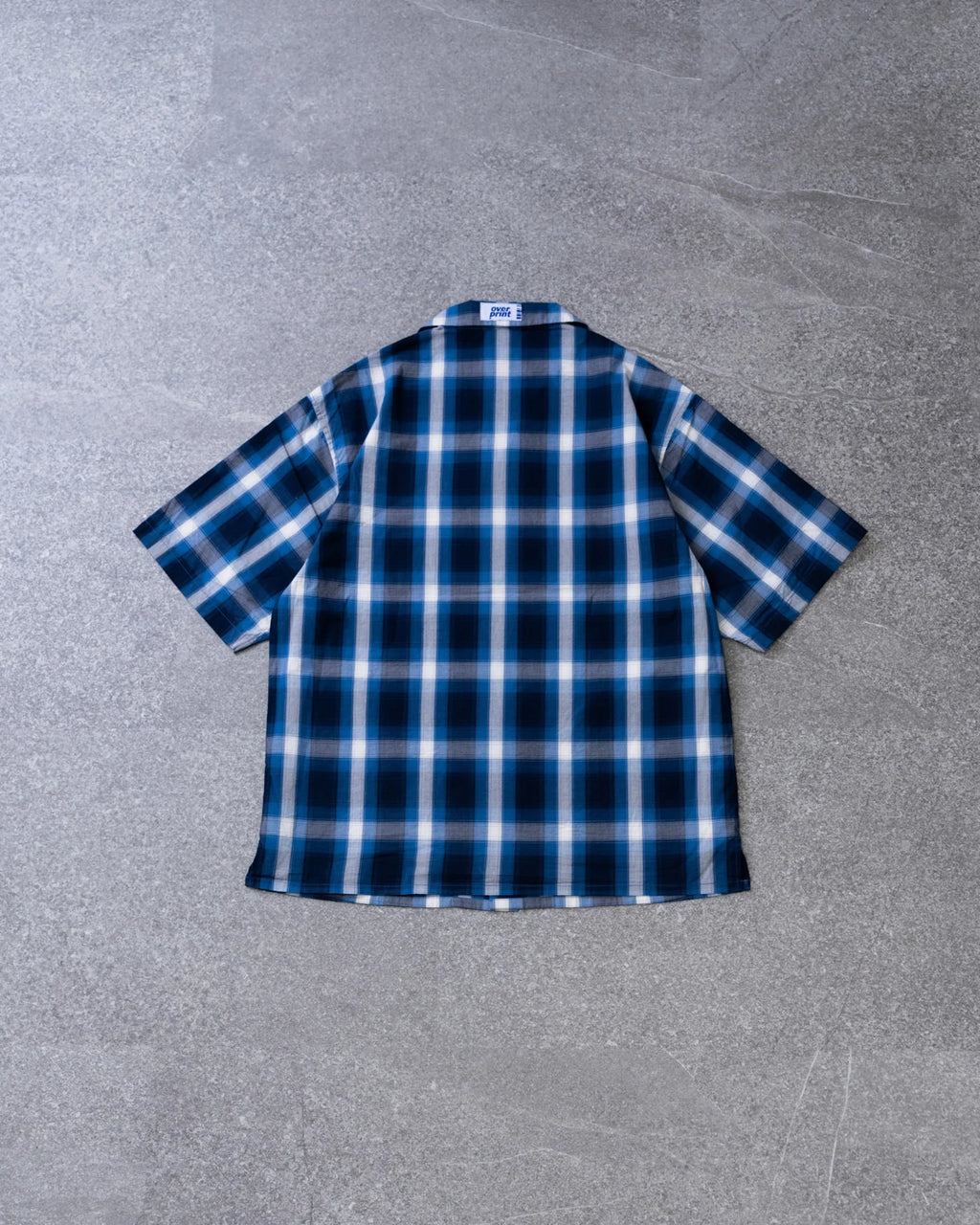 Over Print NEW MOON check shirts
