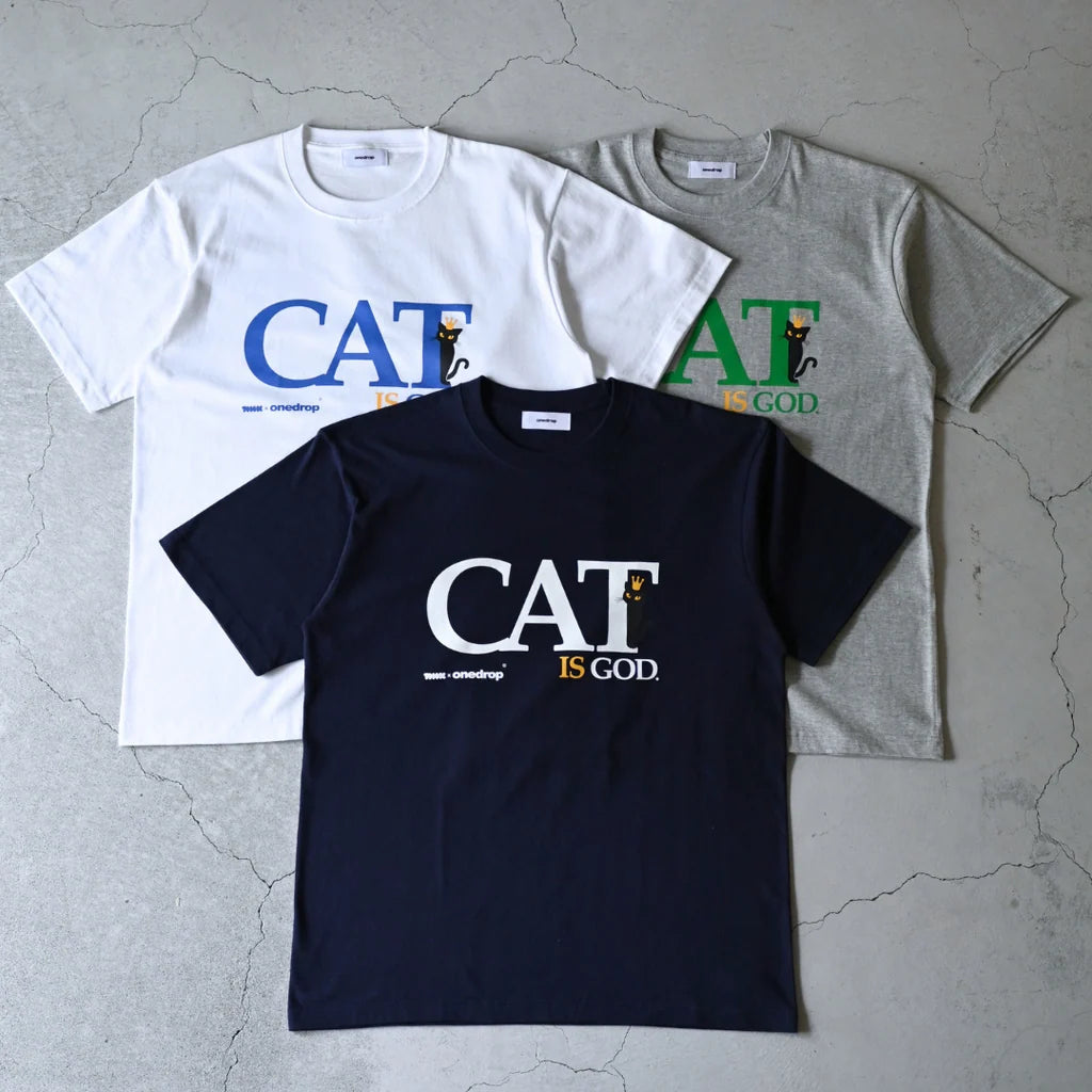 ともわか CAT IS GOD Tshirt