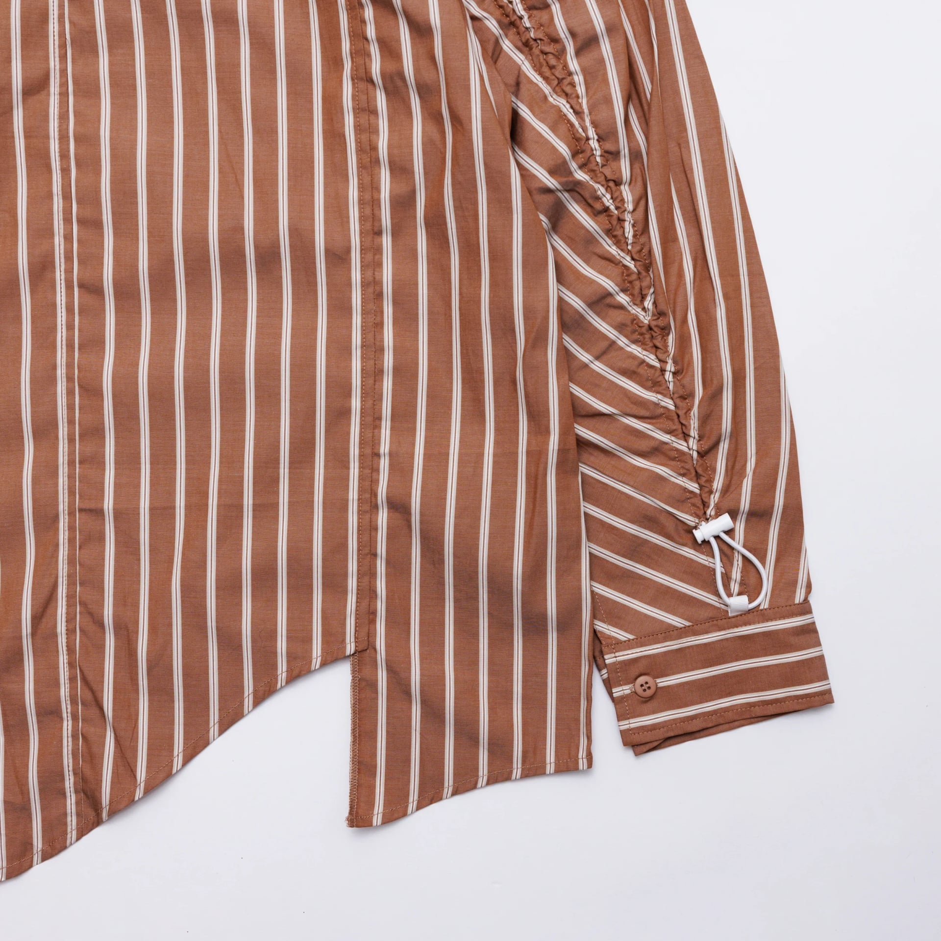 Over Print BREAK WIDE SHIRTS STRIPE 寬版條紋長袖襯衫