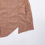 Over Print BREAK WIDE SHIRTS STRIPE 寬版條紋長袖襯衫