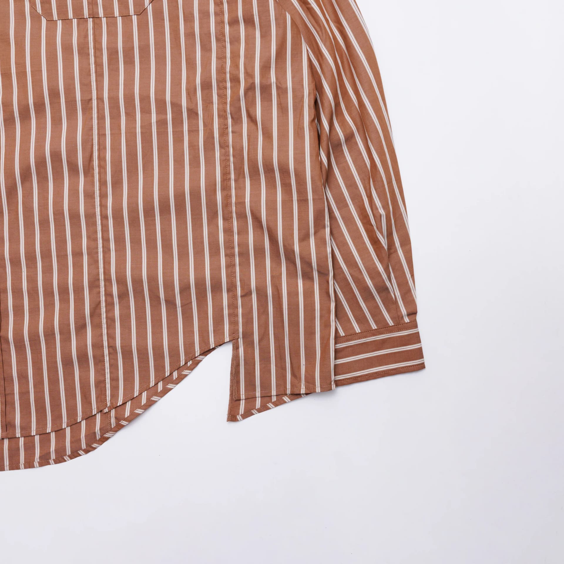 Over Print BREAK WIDE SHIRTS STRIPE 寬版條紋長袖襯衫