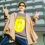 Over Print BREAK WIDE SHIRTS STRIPE 寬版條紋長袖襯衫
