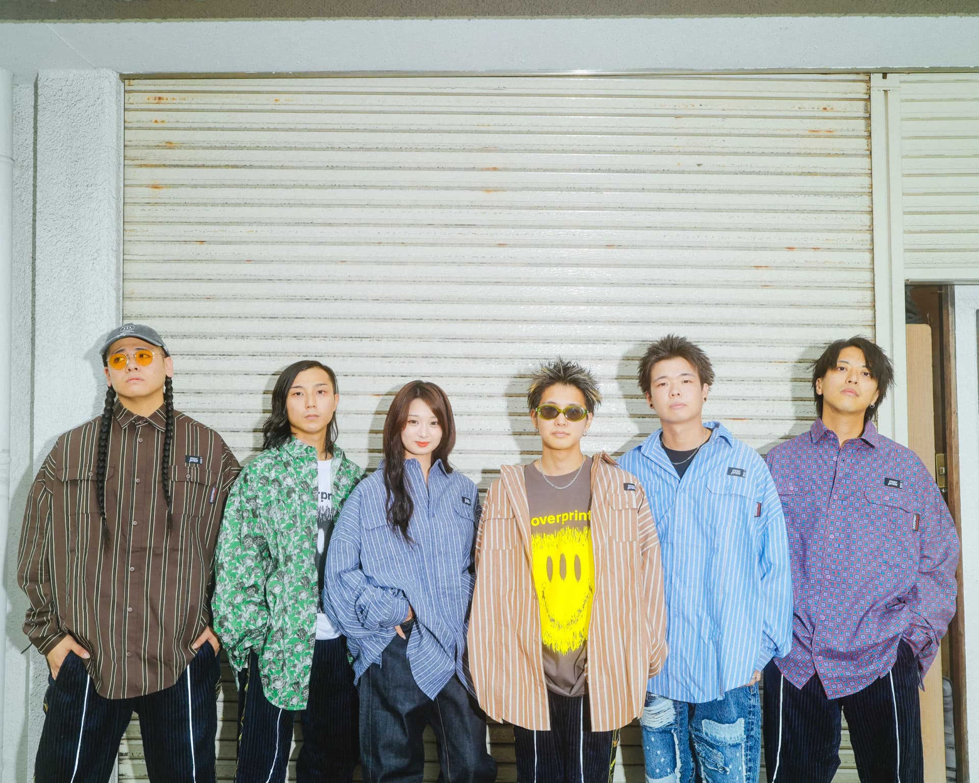 Over Print BREAK WIDE SHIRTS STRIPE 寬版條紋長袖襯衫