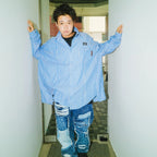 Over Print BREAK WIDE SHIRTS STRIPE 寬版條紋長袖襯衫