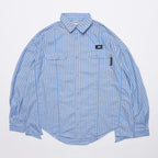 Over Print BREAK WIDE SHIRTS STRIPE 寬版條紋長袖襯衫